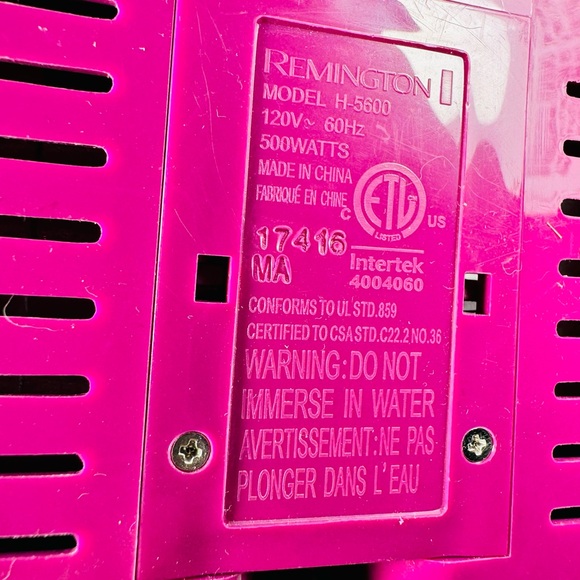 Remington Ionic Velvet Hot Rollers H-5600 3 Sizes NO CLIPS!Tested Working - Picture 9 of 11